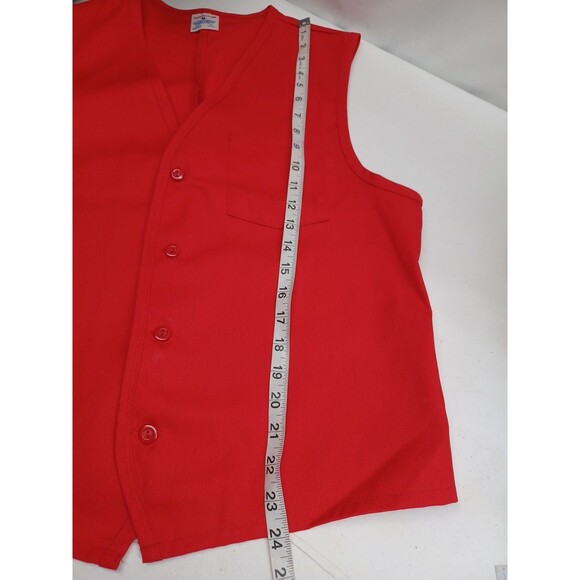 Vtg Unisex Work Vest Supermarket Grocery Store Employee Uniform Volunteer M - Picture 8 of 8